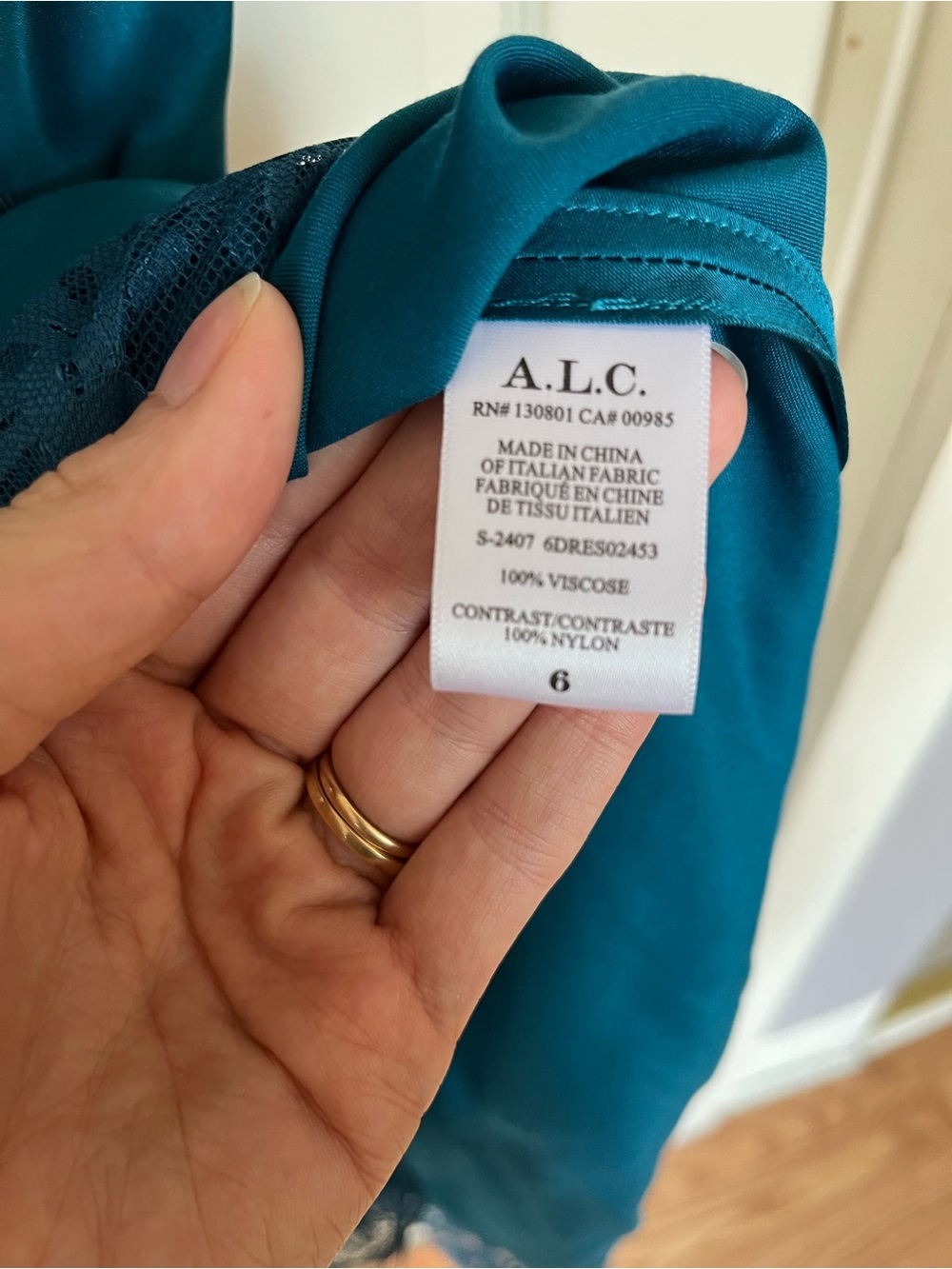 ALC Alessia Textured Satin And Lace Maxi Dress - Picture 10 of 15